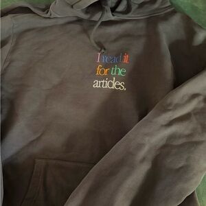 PLAYBOY Black Hoodie with Multicolor Text